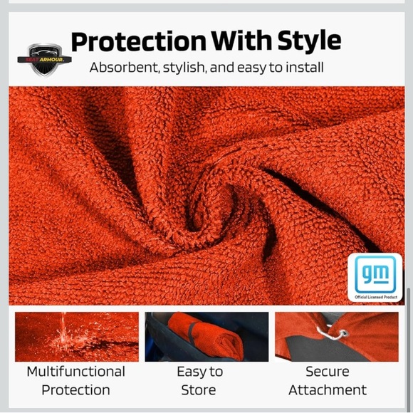 Seat Armour Towel Seat Cover and Protector for Corvette - Picture 3 of 6